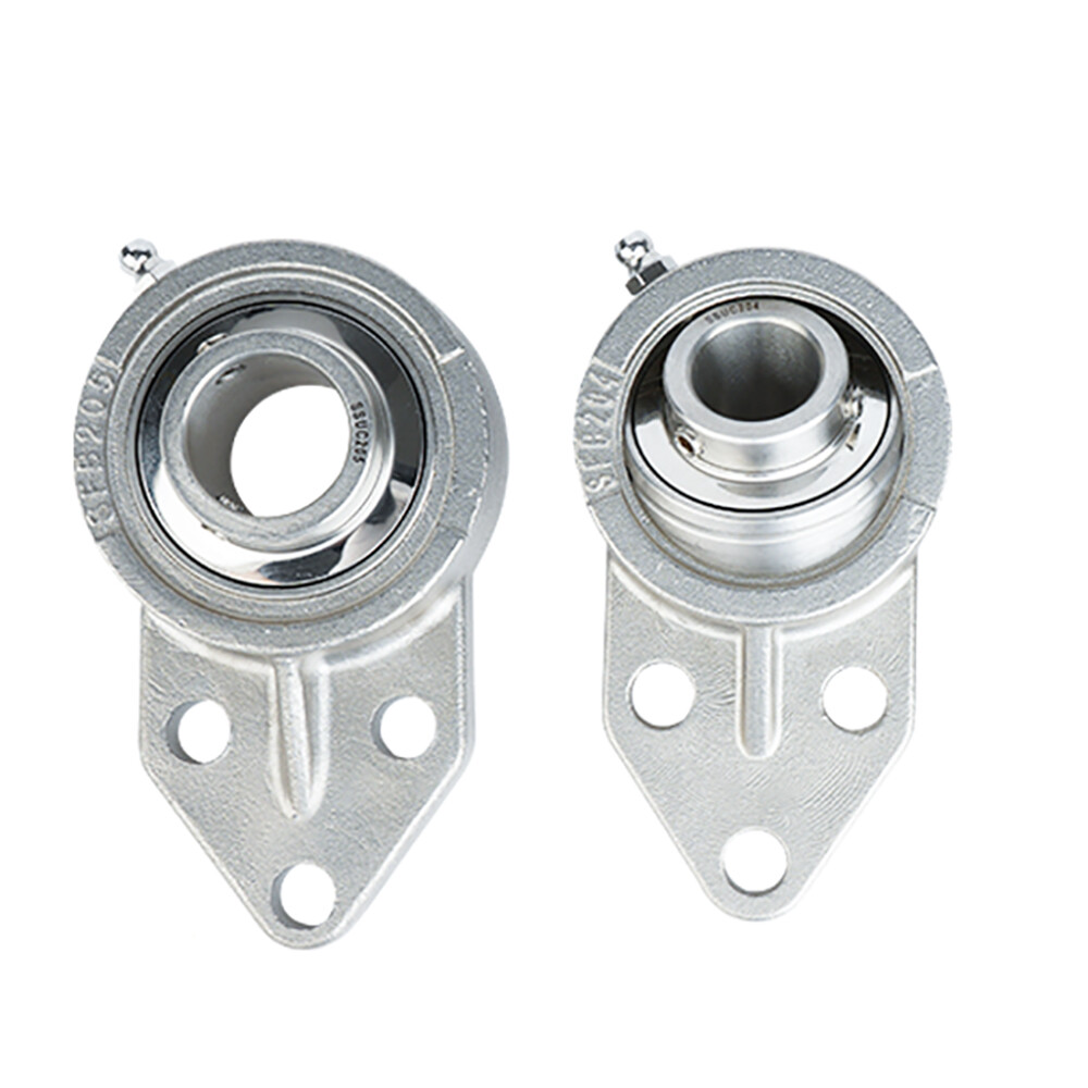 Mounted Bearings With ThreeBolt Flange Suspended Bearing Housing