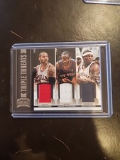 2012 Threads Triple Threats Materials Amare Stoudemire(HOF) Carlos Boozer  #10
