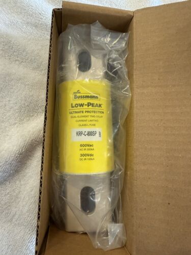 New Busman KRP-C-800SP Amp Fuse Low Peak Class L 600V