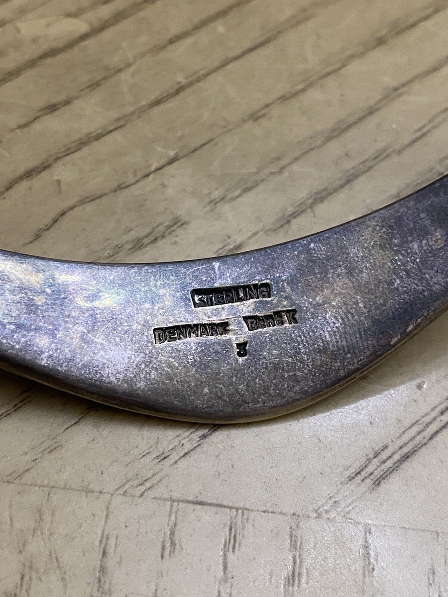 美品 Bent Knudsen ベント・クヌードセン カフス 925 20 BENT KNUDSEN DESIGNER DENMARK 925 Silver - Vintage Modernist