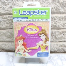 Disney Princess World of Enchantment Leap Frog Leapster Learning Game Complete