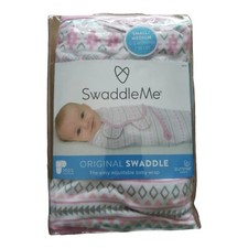 SwaddleMe Original Swaddle Small Medium Pink 0-3 Months 7-14 LBS