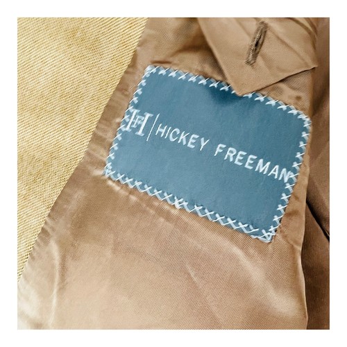 Hickey Freeman Lt Brown Madison 2 Button/Vent Wool Silk Blazer Mens Size 42R - Picture 4 of 6