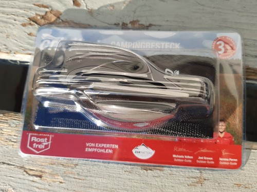 Outil Multitool KHS Pour Montre - Idéal Camping, Survie, Bushcraft, Gris Acier Inox