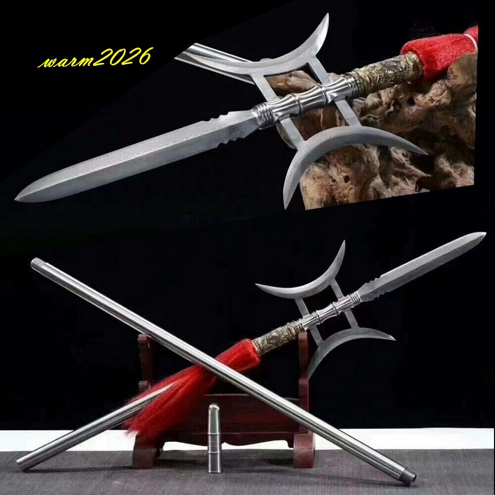 SPEAR スピアー / Claymore Seventh Moon Spear Head - Crescent Moon, Chromed Polypropylene