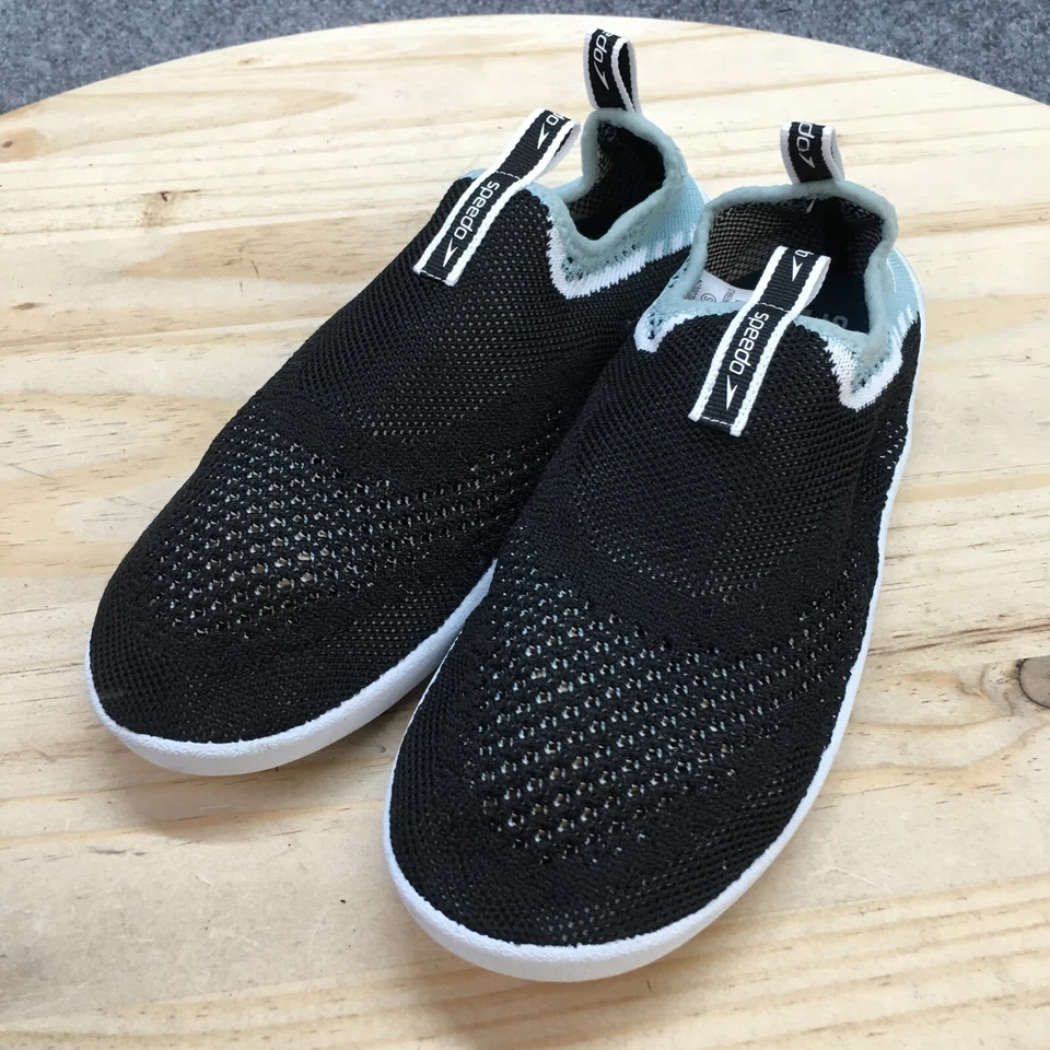 Speedo Water Shoes Womens Small 5-6 Surf Strider Sneakers Black Green Comfort - Image 3 of 4