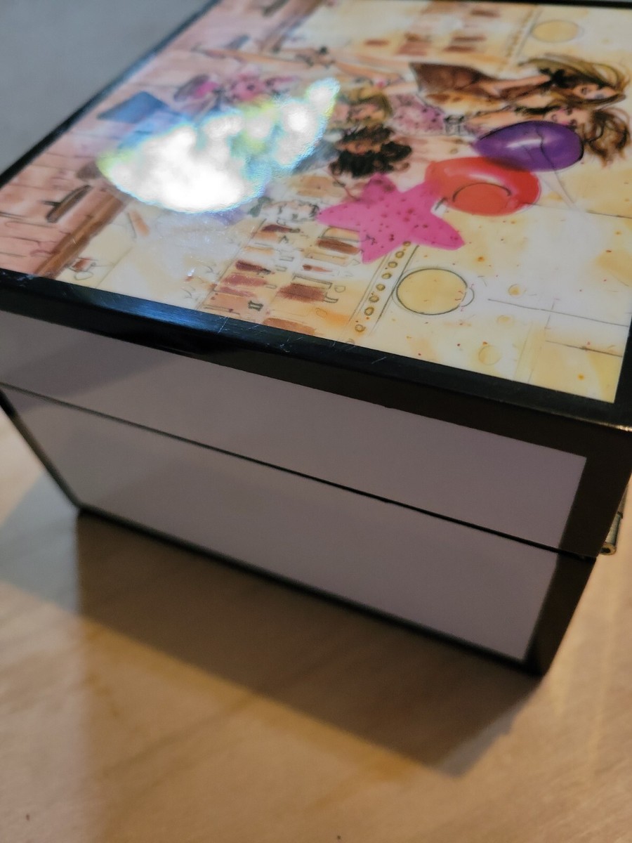 HENRI BENDEL COLLECTIBLE JEWELRY BOX. PARTY GIRLS RARE. WITH