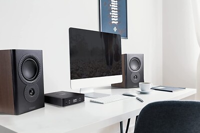 Mission LX-Connect Wireless Speaker Set incl Bluetooth & HDMI Walnuss