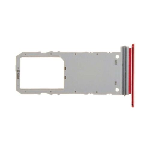 SIM Micro SD Card Tray for Samsung Galaxy Note 10 Red Replacement Parts - Picture 1 of 2