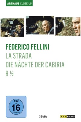 FEDERICO FELLINI/ARTHAUS CLOSE-UP - MASTROIANNI,MARCELLO/+ 3 DVD NEU