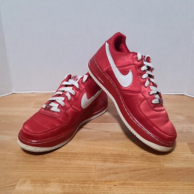 nike air force 1 red satin