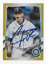 2021 TOPPS GOLD CHRIS FLEXEN MARINERS WHITE SOX AUTOGRAPHED SIGNED BASEBALL CARD