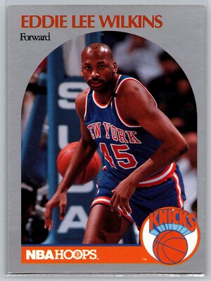 Eddie Lee Wilkins 1990-91 Hoops BASKETBALL #211 New York Knicks | eBay