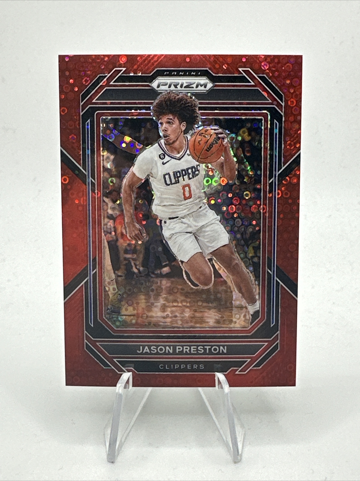 2021 Panini Prizm Red Fast Break Prizm Jason Preston #119 /100