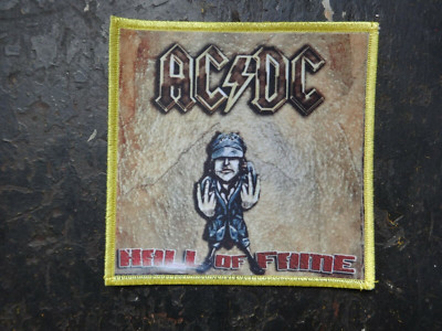 AC/DC Patch Hard Rock, Bluesrock, Rock  n  Roll Hall Of Fame Risk 666