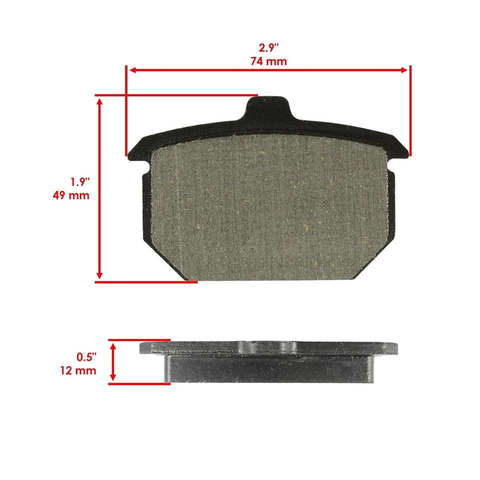 Pastillas de freno delanteras y traseras para Harley Davidson FXRS Low Rider 1984 1985 1986 Foto 3 de 4