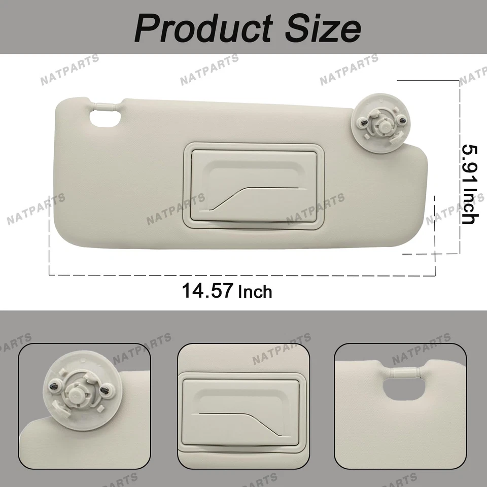 Parasol pasajero derecho para Chevrolet Sonic 2012-2022 Spark 2011-2022 Foto 4 de 4