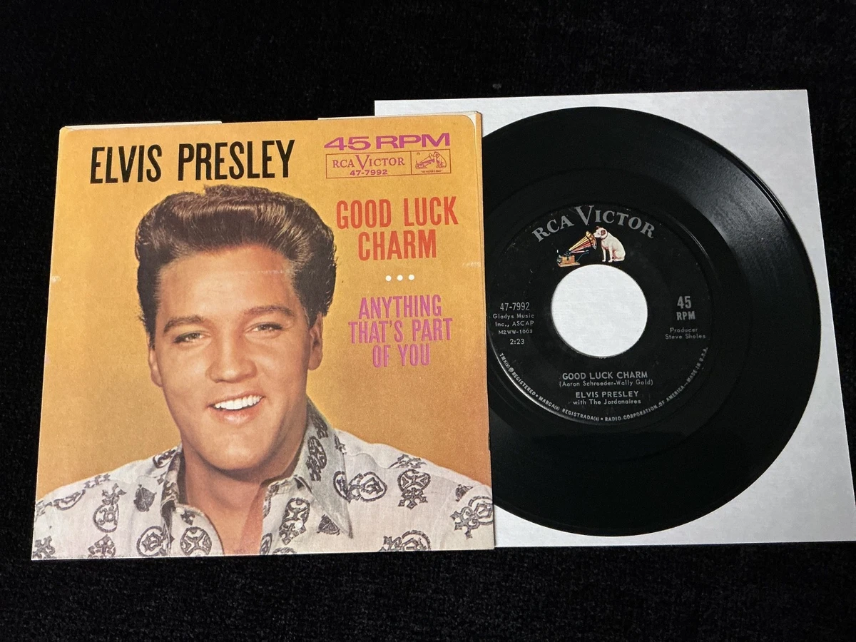 Elvis Presley Single 45 RPM Speed Vinyl Records for sale | eBay