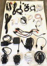 Lot 27 Chargers, USB Cables, Adaptors More Random Miscellaneous Electrical