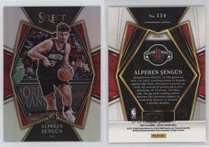 2021-22 Panini Select Premier Level Silver Prizm Alperen Sengun #114 Rookie RC