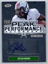 Jaylon Moore 2020 Sage HIT #PKA-JM2 Premier Draft Peak Performance Auto