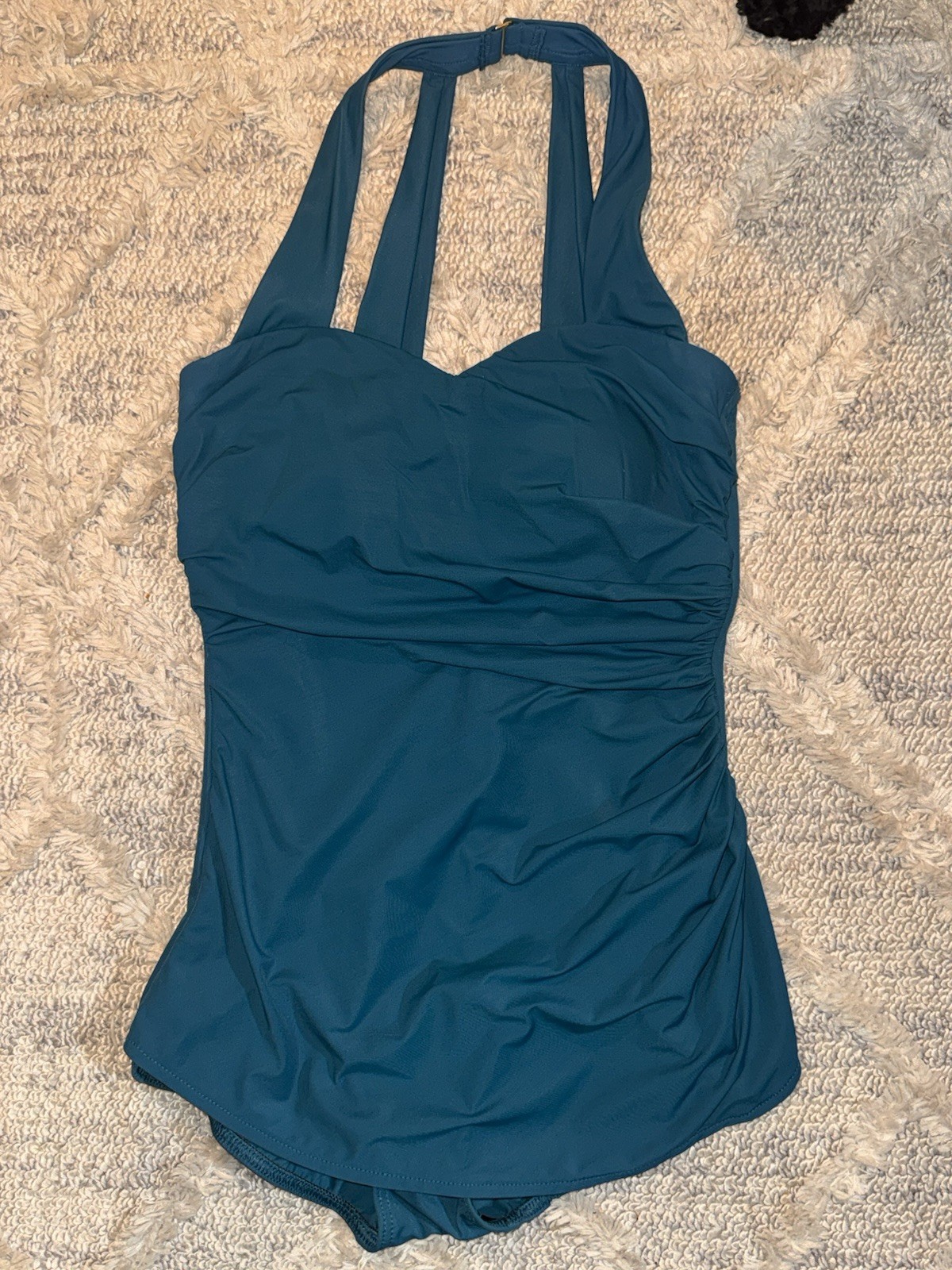 Lands End Size 6, One Piece Swimsuit, Blue Color, Rousing