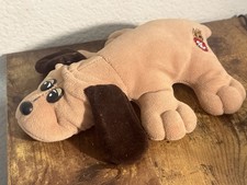 Pound Puppy Tonka 1985 Tan With Dark Brown Long Ears Plush 8" Tonka