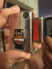 HARLEY DAVIDSON ZIPPO WITH METAL CASE -UNOPENED-