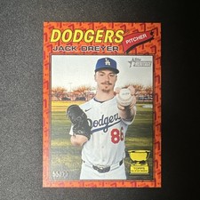 2026 Topps Heritage Orange Jack Dreyer Rookie #656 Dodgers /77