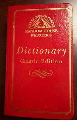 Vintage Random House Webster's Dictionary Classic Edition 1999 Hardcover