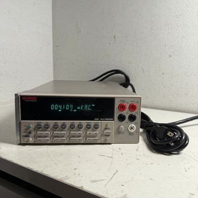 Keithley Instruments 2000 Beige Gray 6-1/2 Digit Benchtop Digital Multimeter