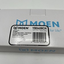 Moen YB0408CH Align Double Post Wall Mount Pivoting Toilet Paper Holder Chrome