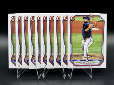 Lot (10x) DAVID DAVALILLO 2026 Bowman Baseball 1st Bowman base paper cards