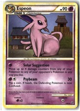 2010 Espeon ⭐️ 2/90 Rare HGSS Undaunted Pokemon NM Front/MP Back