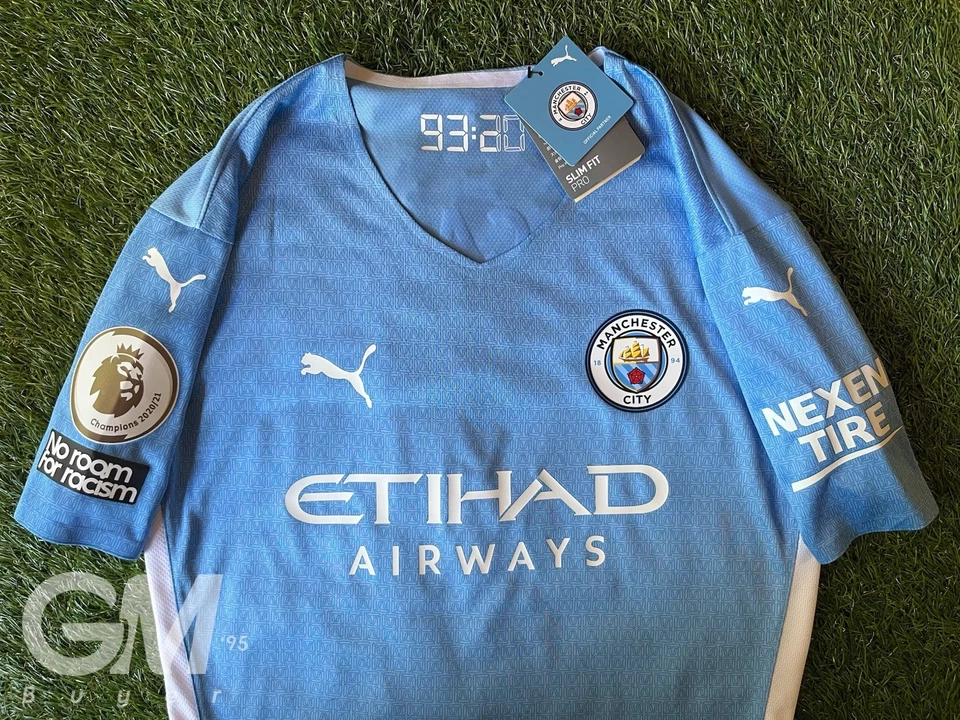 Camiseta Puma Authentic Player Manchester City 2021/2022 Local De Bruyne XL - Imagen 2 de 4