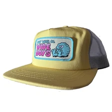 Snot Wheel Co. Hat Wide Boy Classic Trucker Yellow