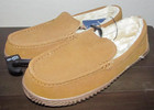 George Camel Tan Brown Real Suede Slippers Men's Size 9/10 Indoor Outdoor Soles — photo 1