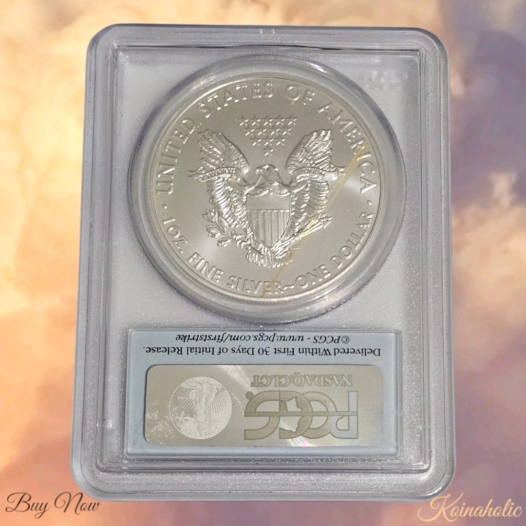 2011 American Silver Eagle PCGS MS 70 First Strike, Struck
