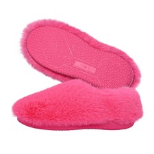 Fuzzy Winter Indoor Slippers for Women, Plush Warm House Slippers for Lady