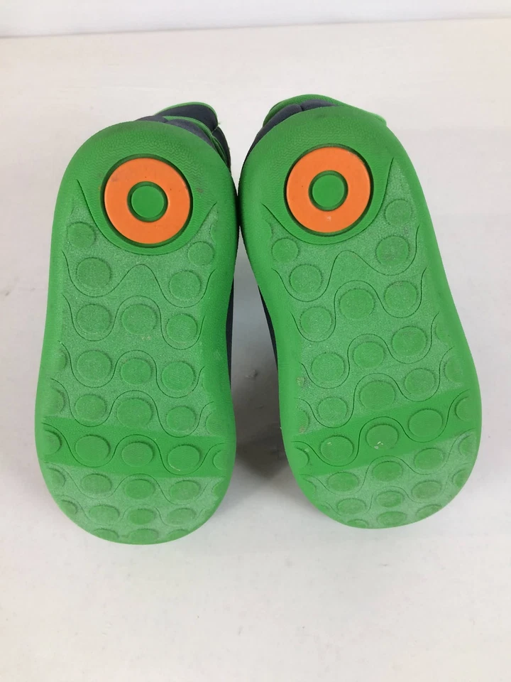Excellent Bogs Baby Bogs II Botas de Lluvia Sólidas para Niños Pequeños, Azul Marino/Verde, T8 Foto 4 de 4