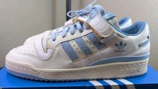 Size 10 - adidas Forum 84 LG White Clear Sky GZ1883 