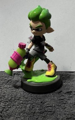 Inkling Boy Green Amiibo Figur