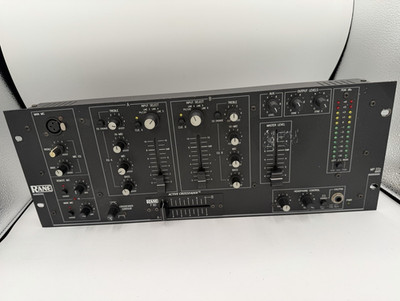 Rane MP 22z Rack Mount 2-Channel Analog DJ Mixer EQ Crossfader RCA XLR