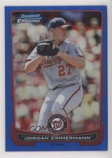 2012 Bowman Chrome Blue Refractor 114/250 Jordan Zimmermann #161 l8x