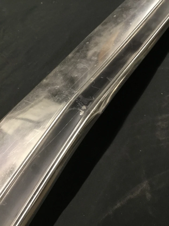 1973 - 75 雪佛兰 Monte Carlo 下门饰边原装成型 DS LH 侧面 — 第 3/4 张图片