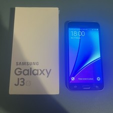 Samsung Galaxy J3 2016 Black Unlocked 8GB 1.5GB RAM Android Smartphone