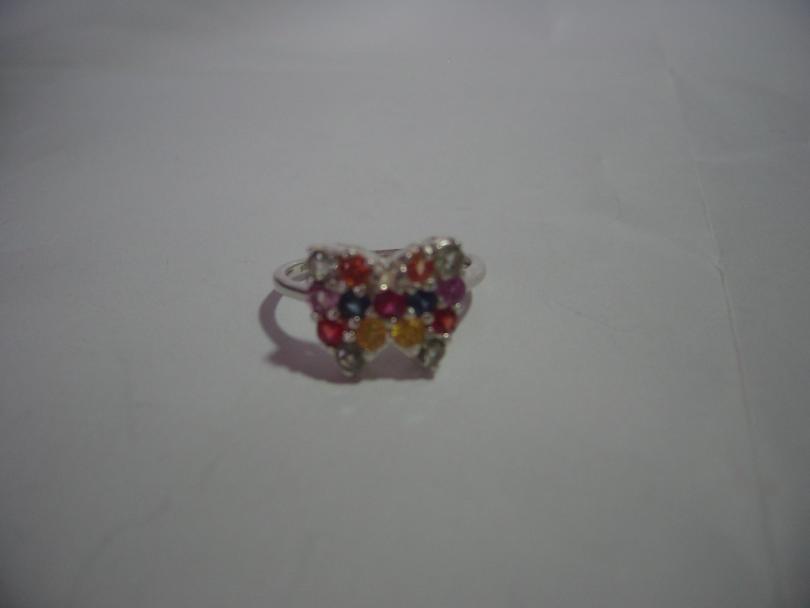 superb Solid Silver butterfly Ring-mixture genuin… - image 3