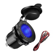 12v Car Cigarette Lighter Socket Outlet Charger Power Adapter Plug Waterproof Sm