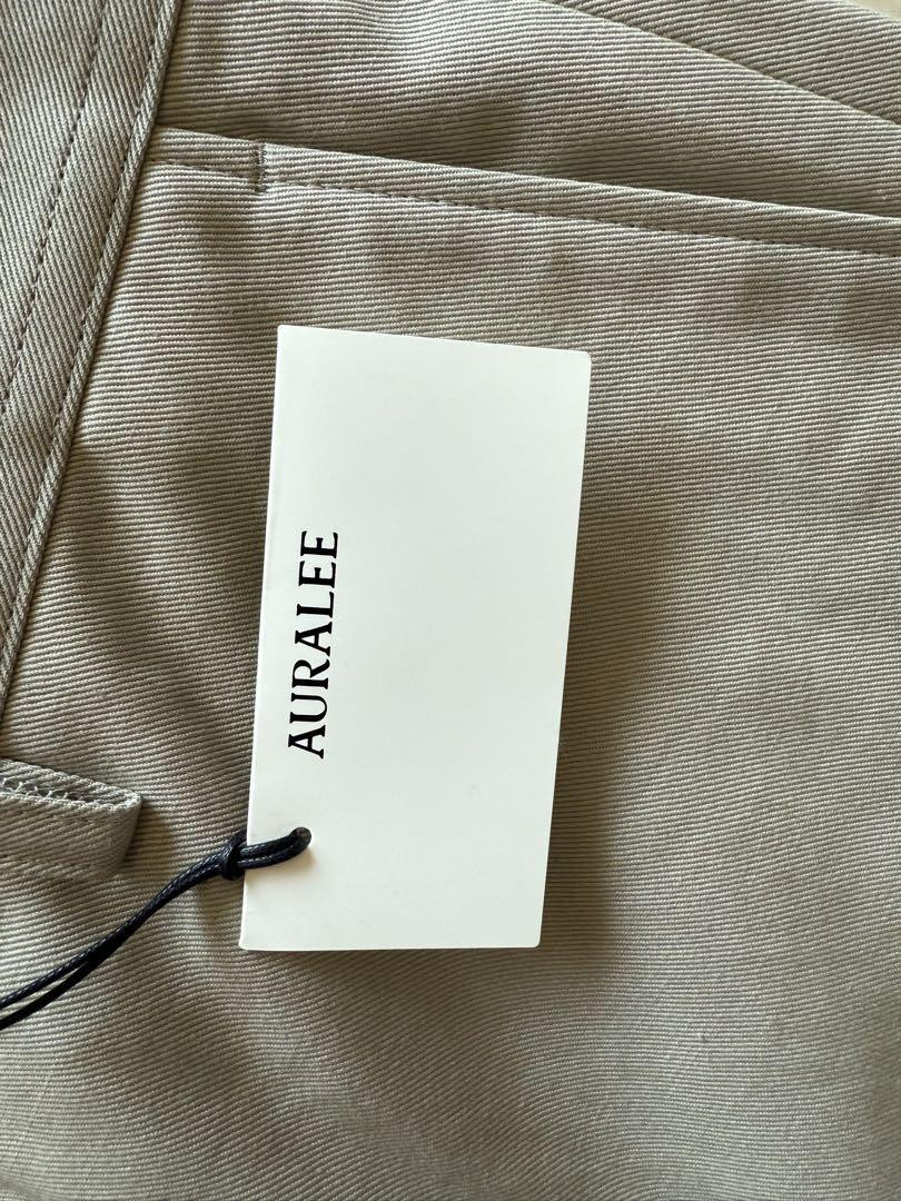 Auralee 22SS Heavy Chino Slacks 5 Khaki 100% Cotton New Auralee 22SS Heavy Chino Slacks 5 Khaki 100% Cotton New