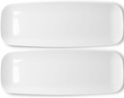 Rectangle White Serving Tray (2-Pack) - 17.5" Disposable
